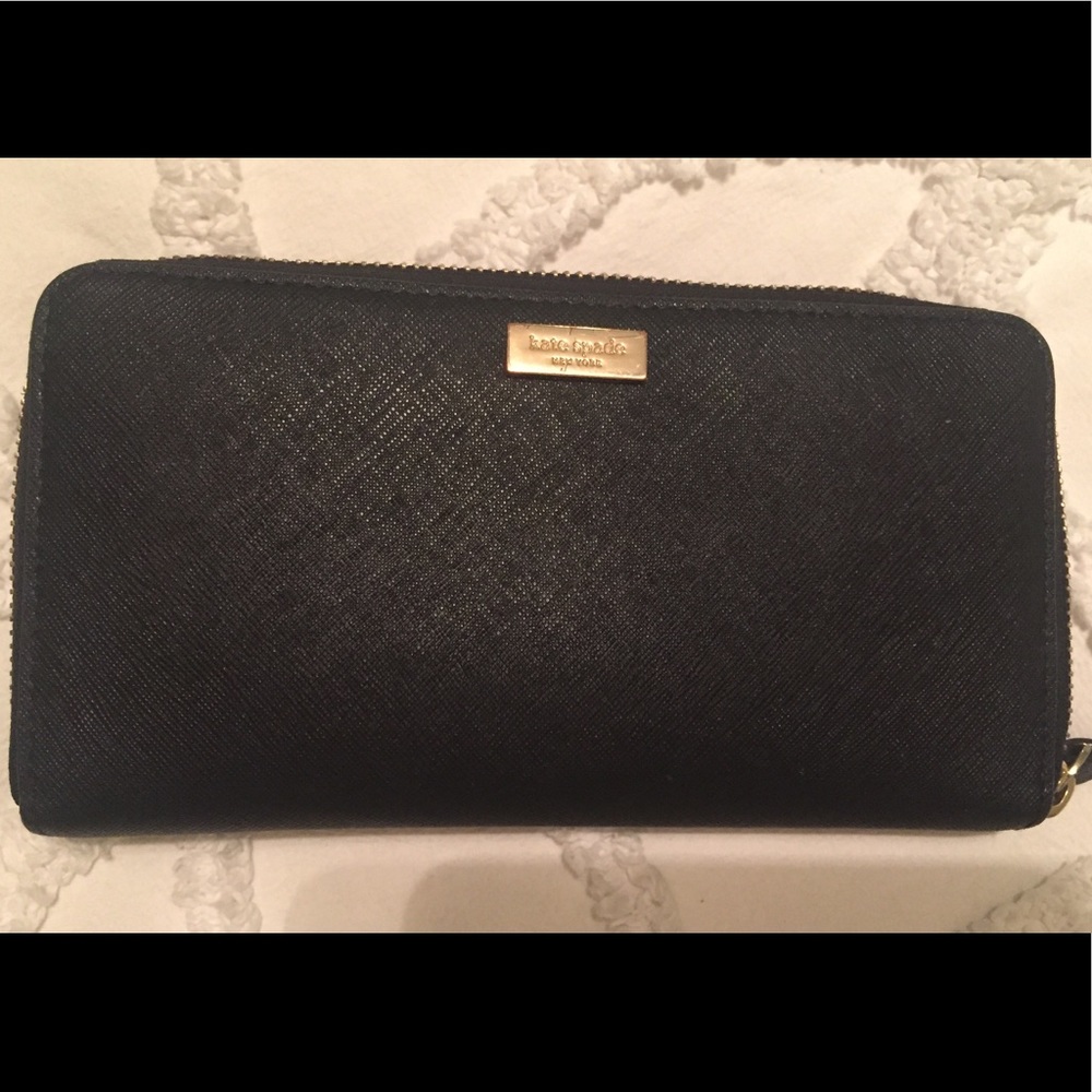 Kate Spade Black Billfold